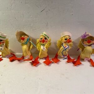 Annalee Yellow Duck Dolls with Orange Feet
